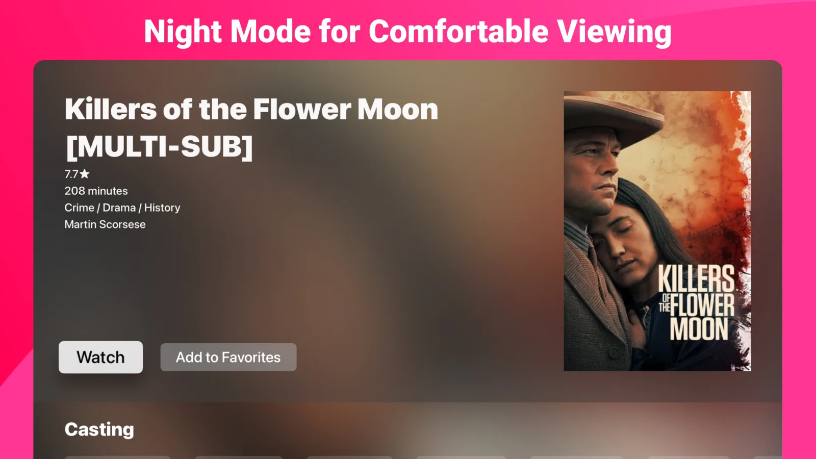 IPTV Expert television movie detail layout
